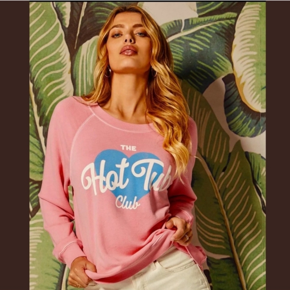 NWT Wildfox Hot Tub Club Sweatshirt